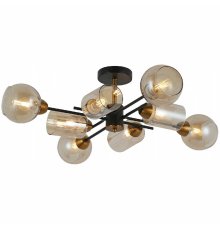 Люстра на штанге Illumico IL8243-8COU-79 BK GD