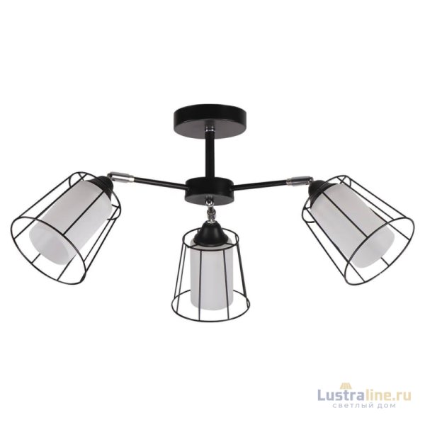 Потолочная люстра IMEX MD.24380-3-S BK+CH