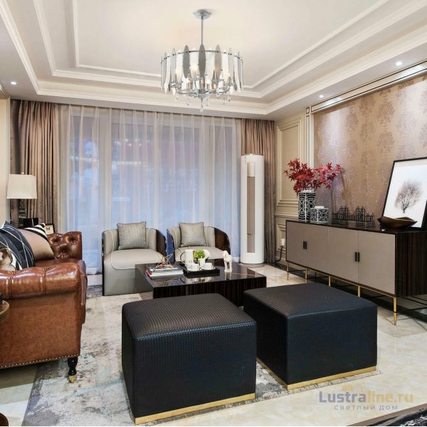 Люстра на штанге Arte Milano Sorrento 374309/8/350/570 CR Люстра на штанге Arte Milano Sorrento 374309/8/350/570 CR