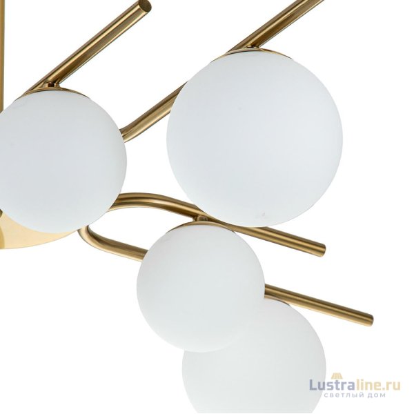 Люстра на штанге Escada Sphere 642/8P Brass