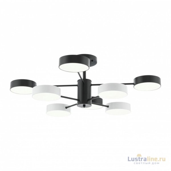 Люстра на штанге Arte Milano Ferrara 250906/8B Bk/Wh Люстра на штанге Arte Milano Ferrara 250906/8B Bk/Wh