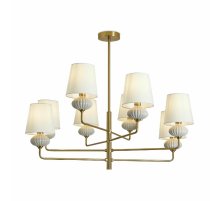 Люстра на штанге Freya Ceramics FR2029PL-08BS