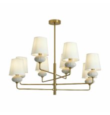 Люстра на штанге Freya Ceramics FR2029PL-08BS