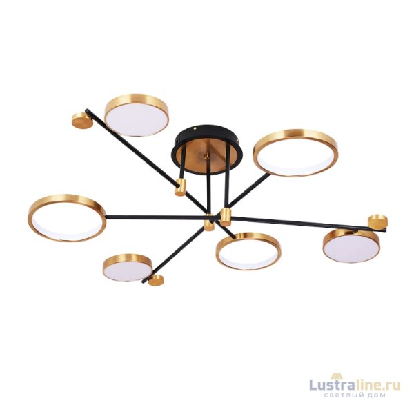 Люстра на штанге Arte Lamp Holly A1364PL-6PB Люстра на штанге Arte Lamp Holly A1364PL-6PB