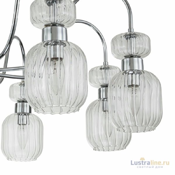 Люстра на штанге Escada Gloss 1141/8PL Chrome/Clear