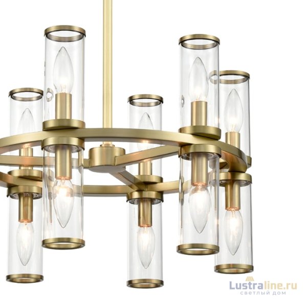 Люстра на штанге Delight Collection MD2061-12B br.brass