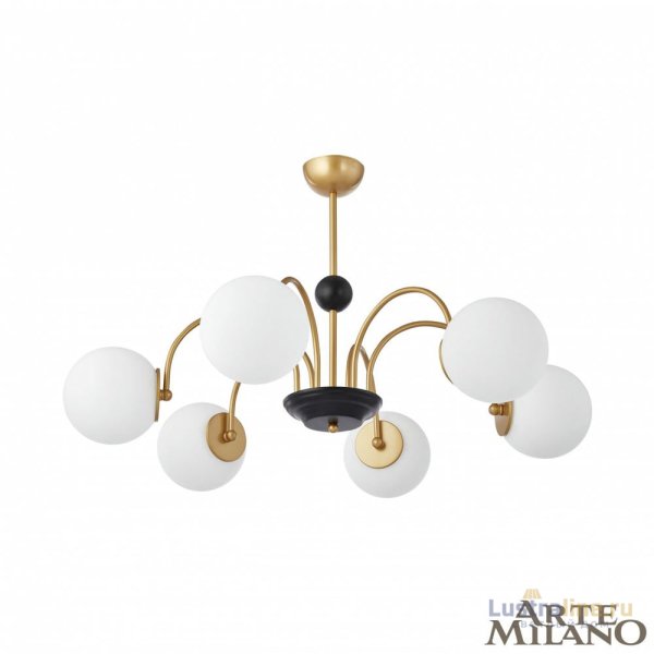 Люстра на штанге Arte Milano Napoli 312066/D850/6 BS/BK