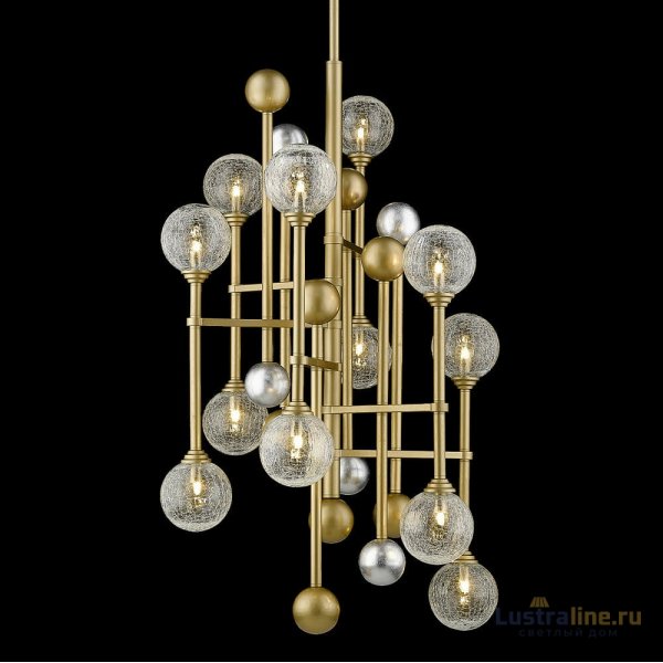 Люстра на штанге Delight Collection Fluxus P68084-12 gold Люстра на штанге Delight Collection Fluxus P68084-12 gold