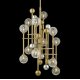 Люстра на штанге Delight Collection Fluxus P68084-12 gold