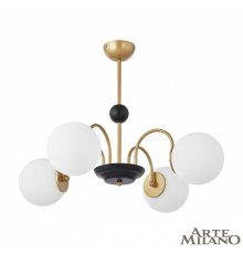 Люстра на штанге Arte Milano Napoli 312066/D700/4 BS/BK