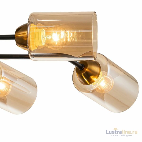 Люстра на штанге Escada Vertigo 1131/6P Black/Gold