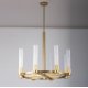 Люстра на штанге DeLight Collection MD2314-8A antique brass