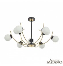 Люстра на штанге Arte Milano Neapolis 276169/9 BK/GD
