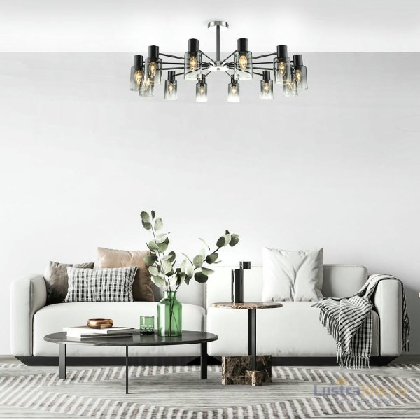 Люстра на штанге Escada Diversity 2120/12P Black
