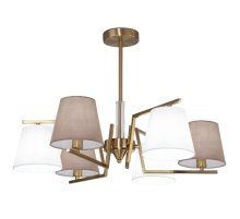 Люстра на штанге Eurosvet Ozark 60149/6 латунь a064975