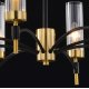 Люстра на штанге Illumico IL5177-8PLS-29 BRASS TUBO