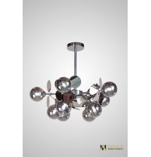 Люстра на штанге AM Group AM396 SP10 CHROM