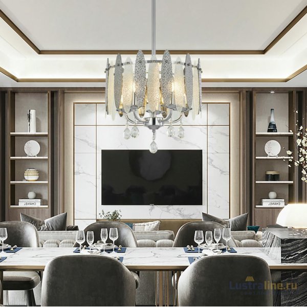 Люстра на штанге Arte Milano Sorrento 374309/5/350/380 CR Люстра на штанге Arte Milano Sorrento 374309/5/350/380 CR