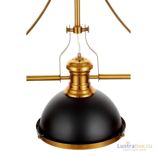 Подвесная люстра Lumina Deco Ettore LDP 710-3 BK+MD