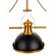 Подвесная люстра Lumina Deco Ettore LDP 710-3 BK+MD