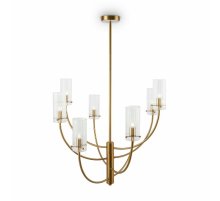 Люстра на штанге Maytoni Arco MOD223PL-08BS