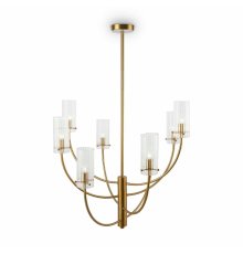 Люстра на штанге Maytoni Arco MOD223PL-08BS