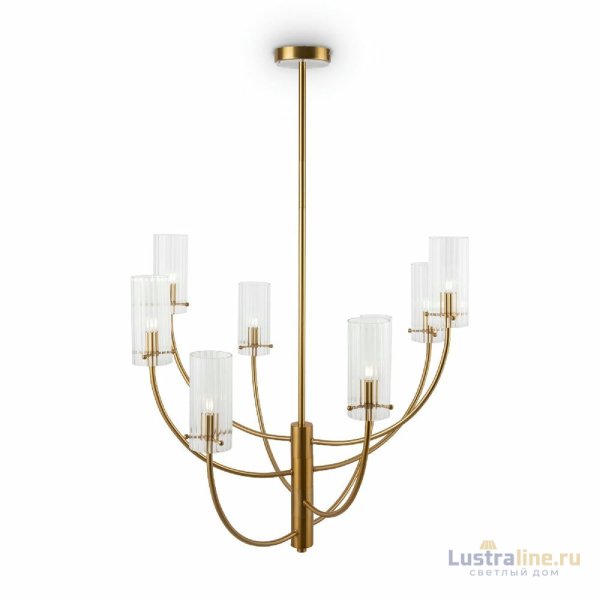 Люстра на штанге Maytoni Arco MOD223PL-08BS