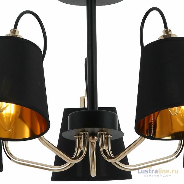 Люстра на штанге Illumico IL6120-5COU-79 BK GD