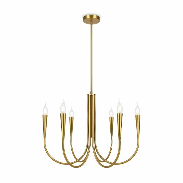 Люстра на штанге Freya Branches FR5253PL-06BS