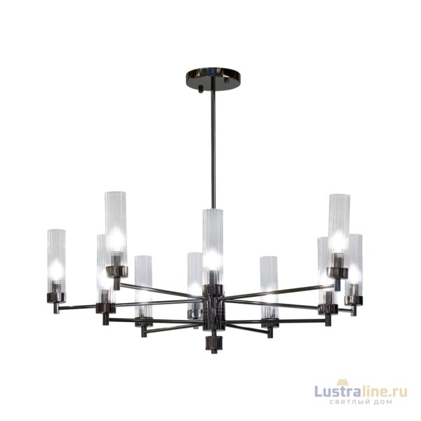 Люстра на штанге AM Group INDIGO SP10 PEARL BLACK