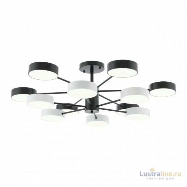 Люстра на штанге Arte Milano Ferrara 250906/12B Bk/Wh Люстра на штанге Arte Milano Ferrara 250906/12B Bk/Wh