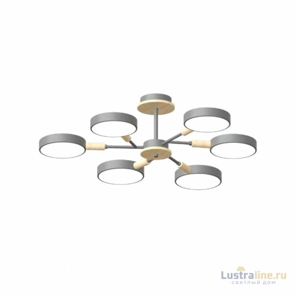 Люстра на штанге LED4U L3218-740 GR