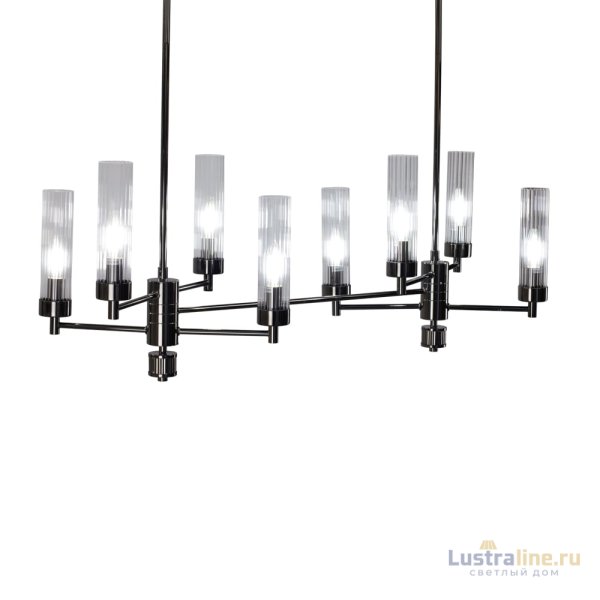 Люстра на штанге AM Group INDIGO SPL8 PEARL BLACK