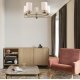 Люстра на штанге Escada Eclipse 10166/5PL Brass