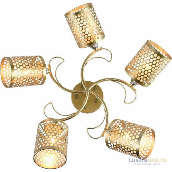 Люстра на штанге Reluce 01322-0.3-05 MATT GOLD+CR