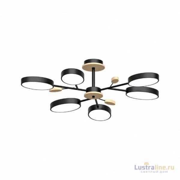 Люстра на штанге LED4U L3220-830 BK Люстра на штанге LED4U L3220-830 BK
