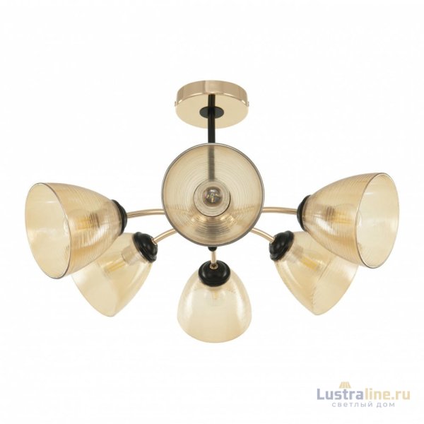 Люстра на штанге Arte Milano Napoli 329007/3+3 GD.BK Люстра на штанге Arte Milano Napoli 329007/3+3 GD.BK