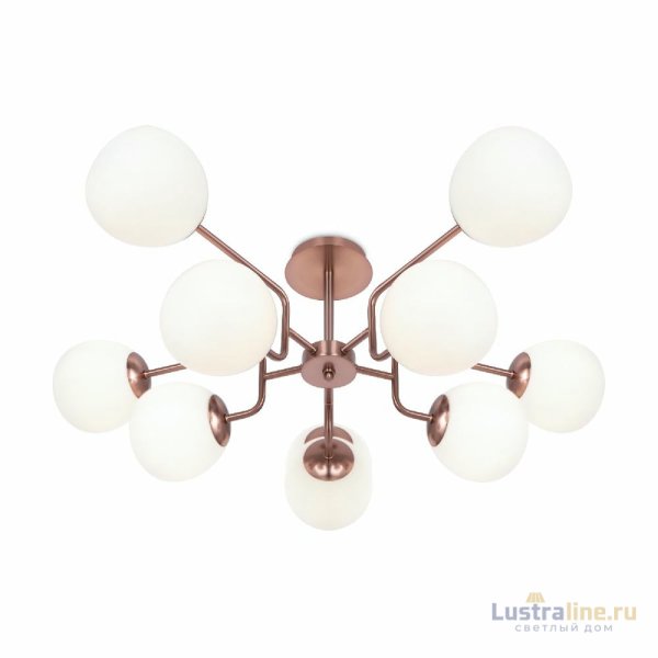 Люстра на штанге Maytoni Erich MOD221PL-10G