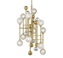 Люстра на штанге Delight Collection Fluxus P68084-12 gold