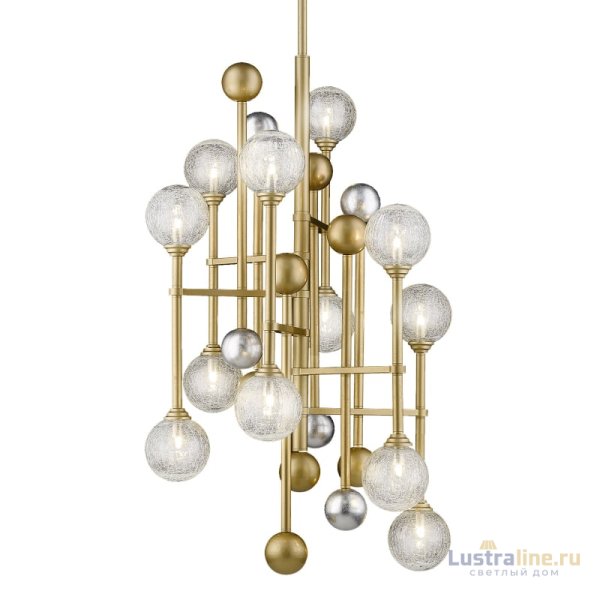 Люстра на штанге Delight Collection Fluxus P68084-12 gold Люстра на штанге Delight Collection Fluxus P68084-12 gold