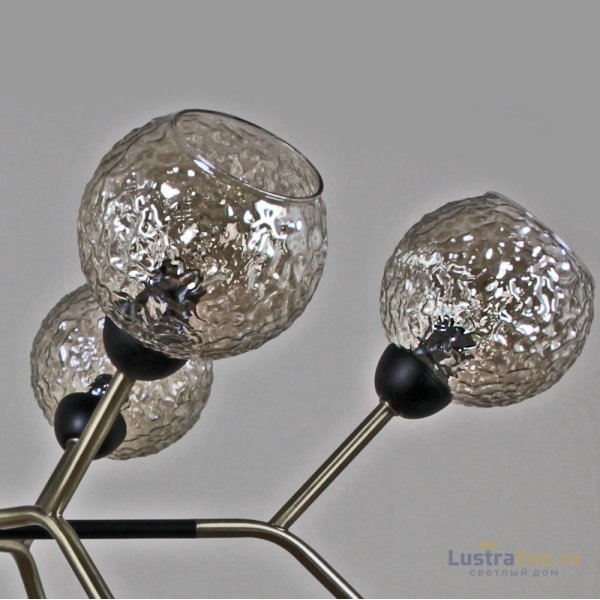 Люстра на штанге Illumico IL0268-12PSQ-79 BK AB