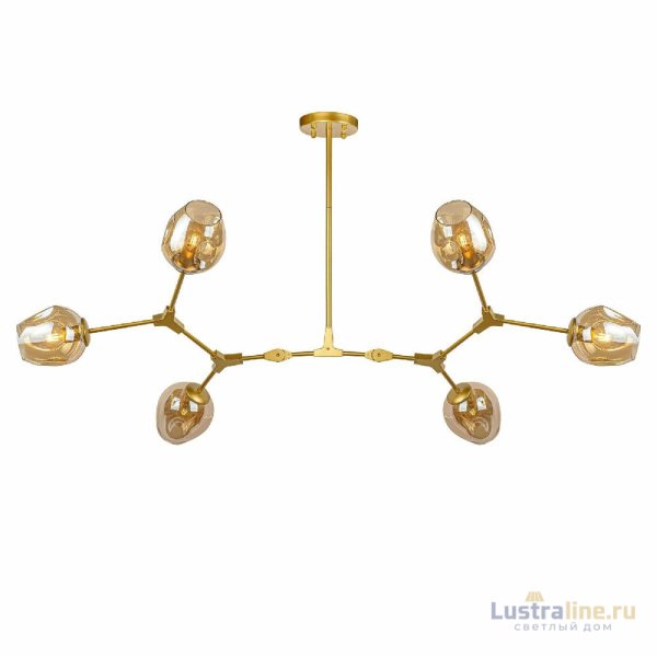 Люстра на штанге AM Group LOFT-6 GL