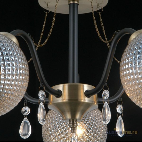 Люстра на штанге Illumico IL0432-5CSQ-29 AB BK