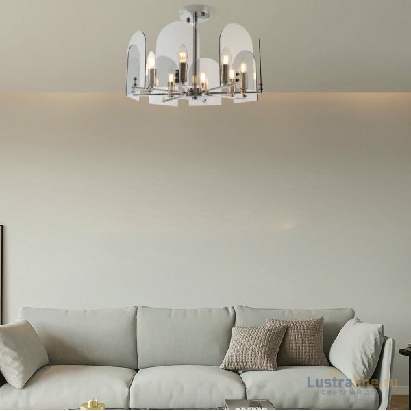 Люстра на штанге Arte Milano Sorrento 377309/8/480 CR Люстра на штанге Arte Milano Sorrento 377309/8/480 CR