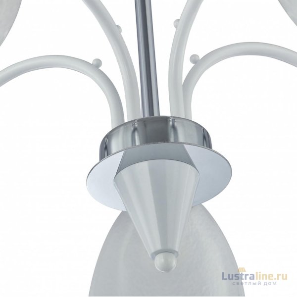 Люстра на штанге Arte Milano Napoli 326008/5 WH+CR Люстра на штанге Arte Milano Napoli 326008/5 WH+CR