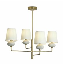 Люстра на штанге Freya Ceramics FR2029PL-04BS