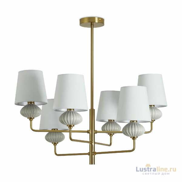 Люстра на штанге Freya Ceramics FR2029PL-06BS