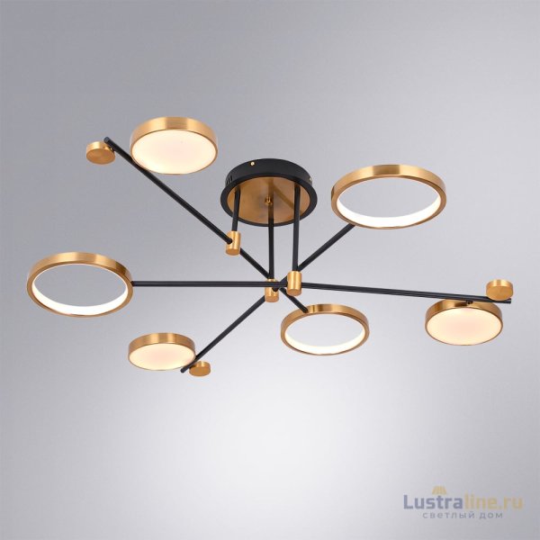 Люстра на штанге Arte Lamp Holly A1364PL-6PB Люстра на штанге Arte Lamp Holly A1364PL-6PB