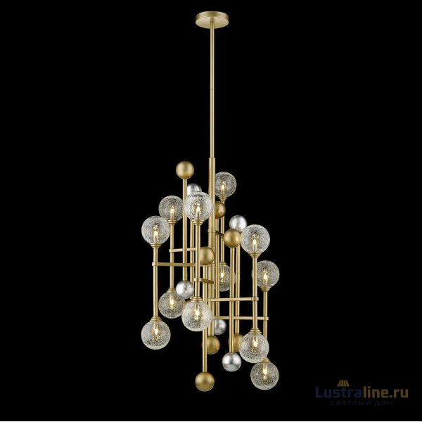 Люстра на штанге Delight Collection Fluxus P68084-12 gold Люстра на штанге Delight Collection Fluxus P68084-12 gold