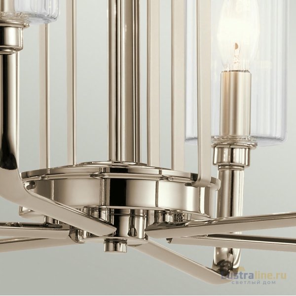 Люстра на штанге Kichler Kimrose QN-KIMROSE6-PN